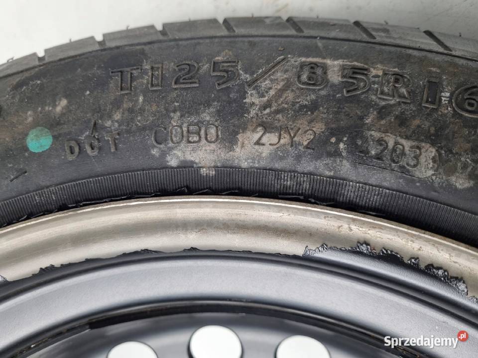 KOŁO DOJAZDOWE 12585 R16 1S71MF 5x108 dojazdówka lubelskie Chełm