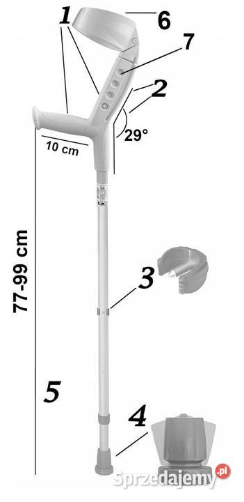 KULE Ortopedyczne PROGRESS Kule inwalidzkie