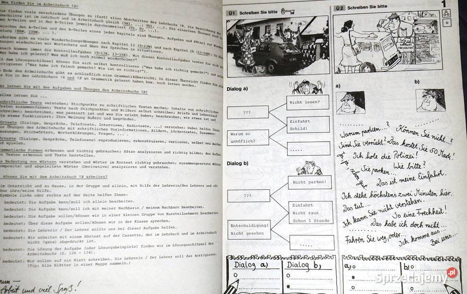 Deutsch aktiv Neu Arbeitsbuch 1B Neuner Rok wydania 1994