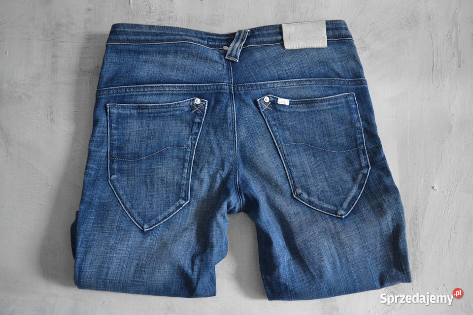 jeansy Lee W29 L33 louis zip niebieski