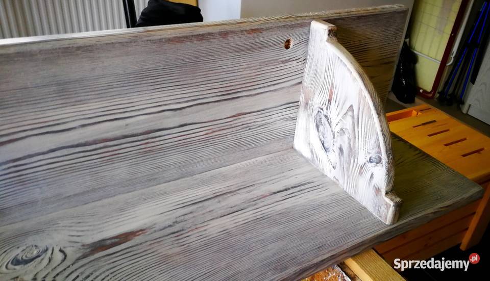 Regał drewniany vintage półka drewniana loft Radków