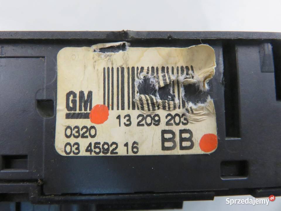 PANEL SZYB OPEL ZAFIRA B A05 13209203BB Panele sterowania, przełączniki Motoryzacja sprzedam
