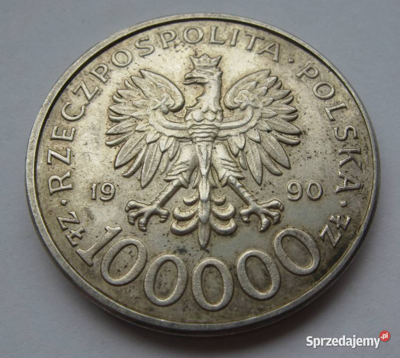 100000 1990 Solidarność typ C śląskie Dąbrowa Górnicza