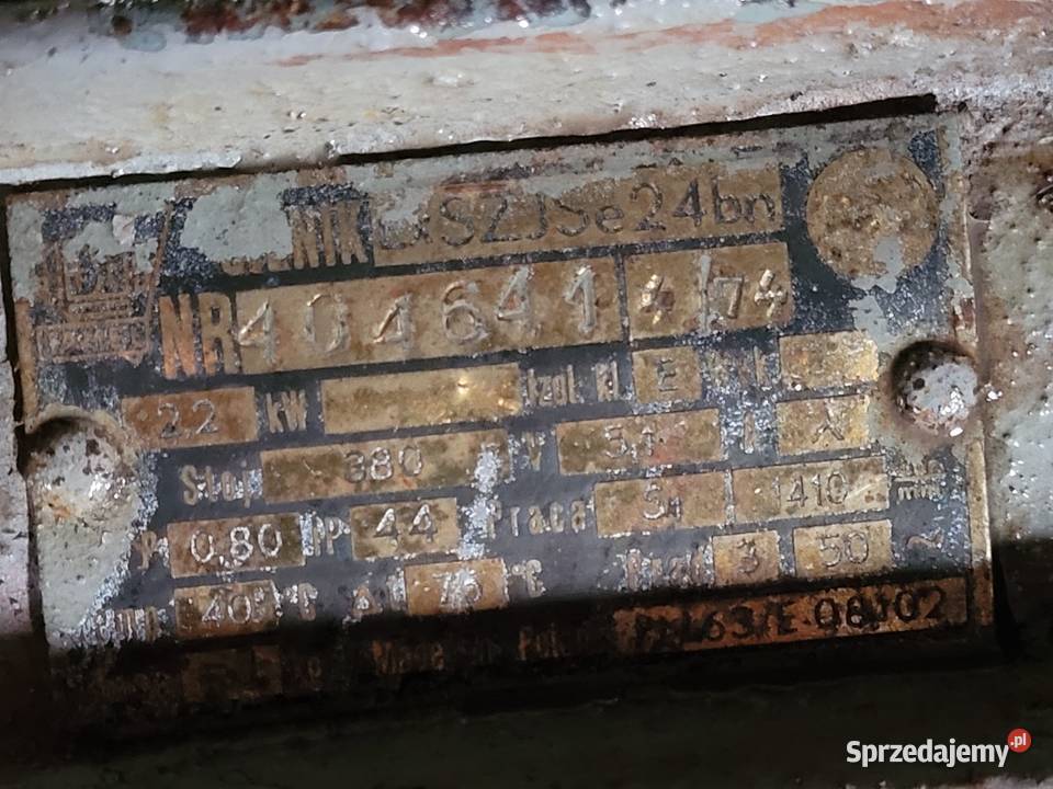 Silniki elektryczne 380V Części zamienne Choszczno