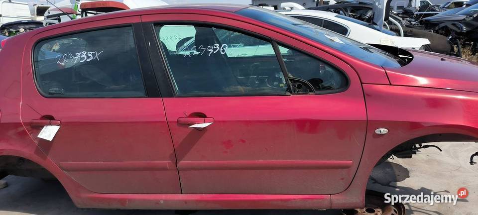 DRZWI PRAWE PRZÓD PEUGEOT 307 Lipno sprzedam