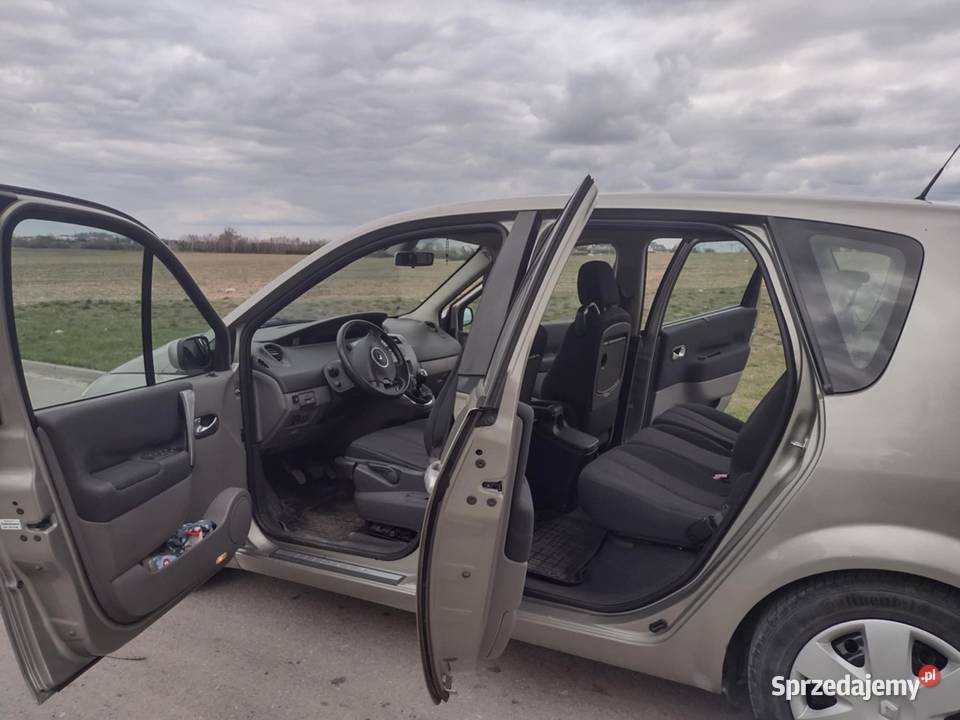 Renault Scenic 2007 welurowa tapicerka Scenic Chełm