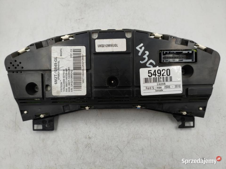 Licznik Zegary Ford Galaxy S 20 TDCI 6M2T10849GL mazowieckie Wyszków