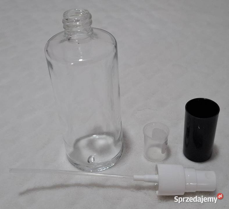 Buteleczka z atomizerem perfumach czarna 100ml Czeladź