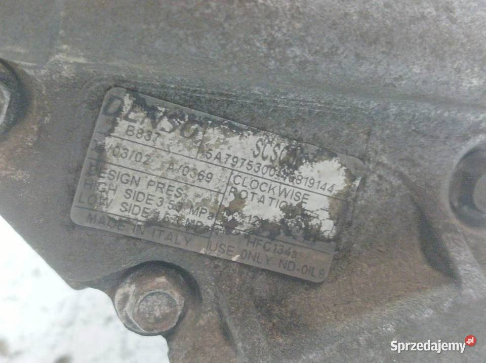 SPRĘŻARKA KLIMATYZACJI 13 JTD CDTI Fiat Doblo I