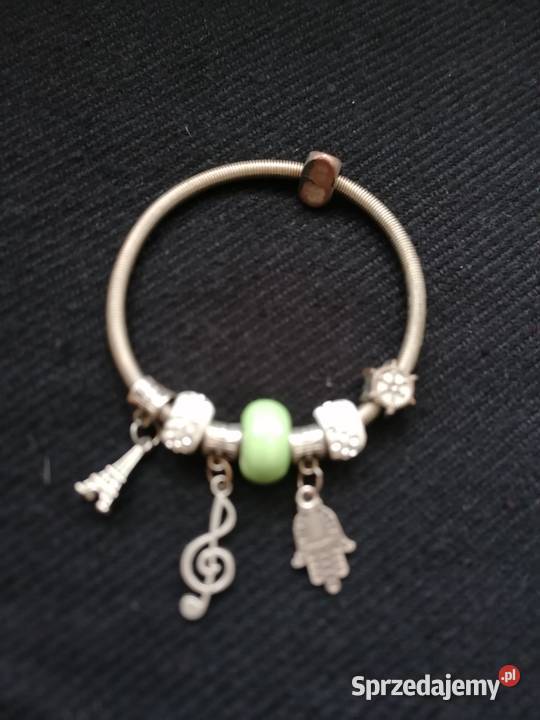 Bransoletka Charms z zawieszkamiMetalowa gotowa Bransoletki Biżuteria Łódź