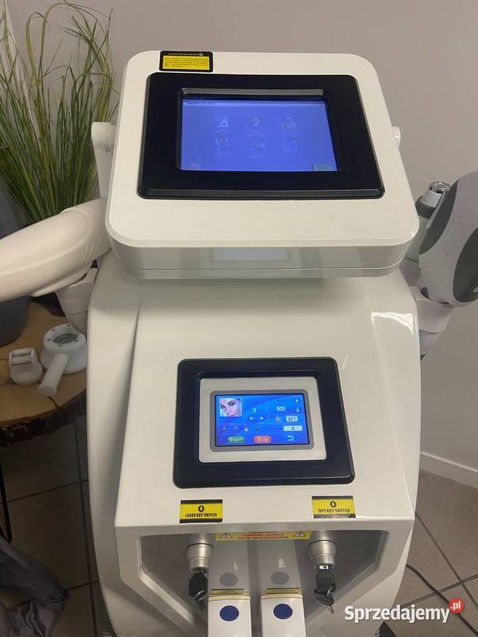 Kombajn kosmetyczny Laser IPL RF NGYAG Wyposażenie salonów mazowieckie Góra Kalwaria sprzedam