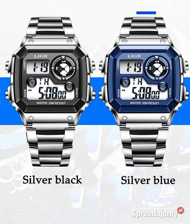 Zegarek elektroniczny męski w stylu Casio alarm Gorzów Wielkopolski sprzedam
