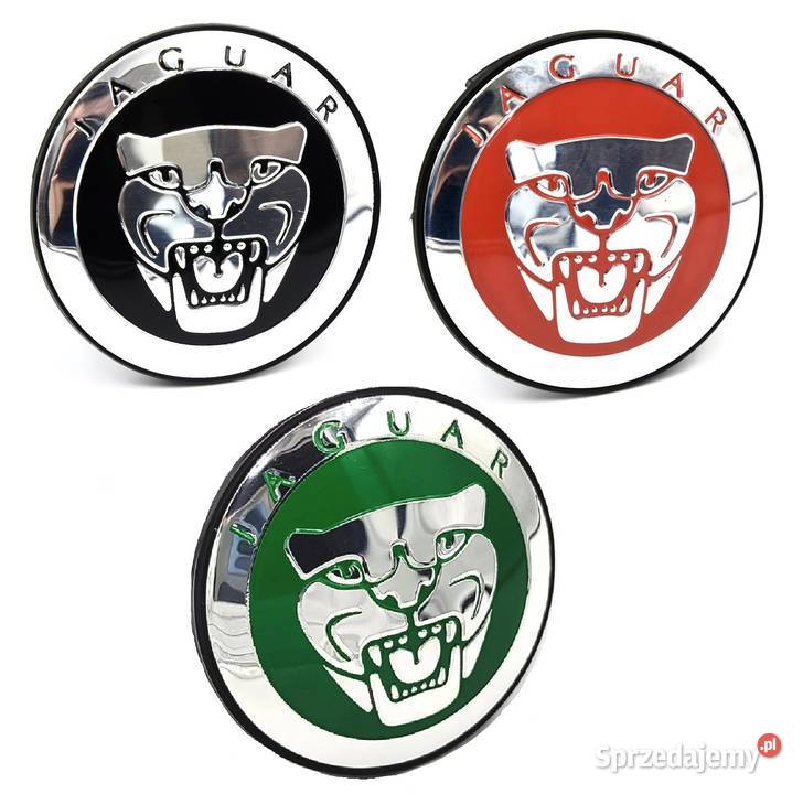 4x DEKIELKI DEKLE DO ALUFELG JAGUAR 58mm Kolor Poznań sprzedam