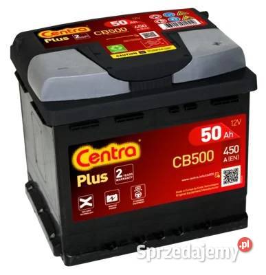 Akumulator Centra PLUS CB500 50Ah 450A Części samochodowe Białobrzegi