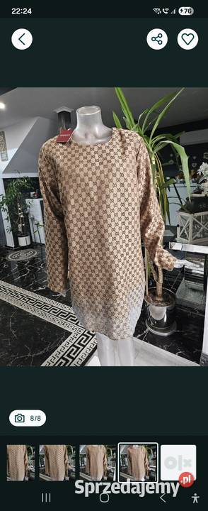 Sukienka cudowna cekiny Gucci Mucharz