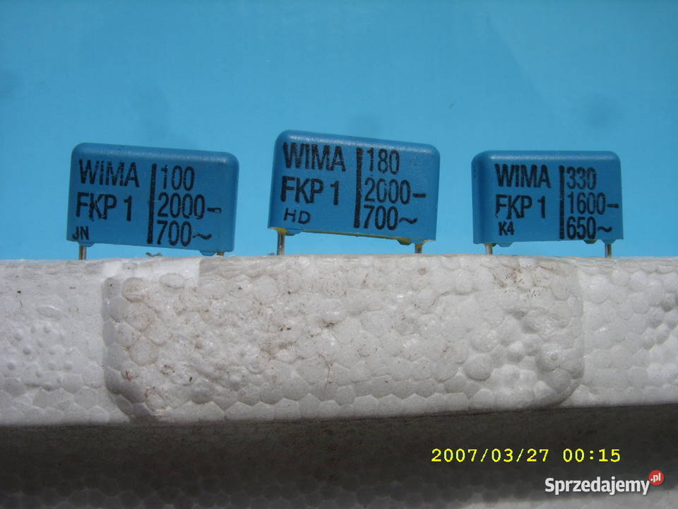 Kondensator FKP 1 330 pF 1600 V 650V żm WIMA Wołów sprzedam