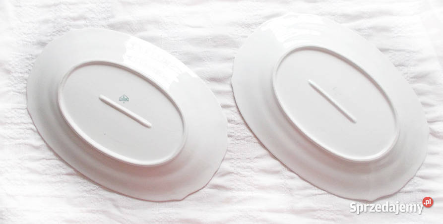 prl naczynia chodzież biały półmisek chodzież Olsztyn