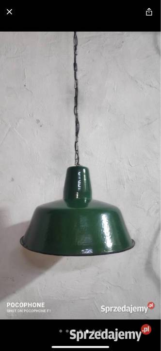 Lampa wisząca OBs2 ciemna zieleń Gliwice sprzedam