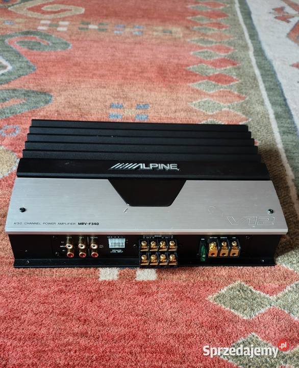Wzmacniacz Alpine Mrvf340 v12 432 kanały mostek Ilość kanałów 4 sprzedam