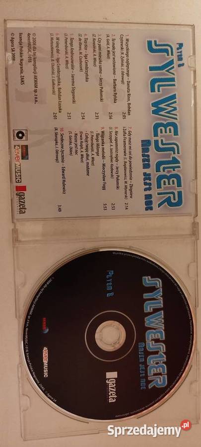 Sylwester Nasza jest moc płyta CD Lutomiersk