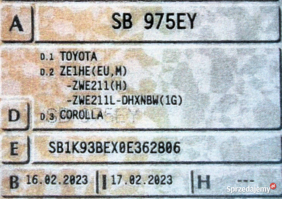 Toyota Corolla SalonPL FV23 Tempomat Serwis ASO gniazdo USB Sokołów