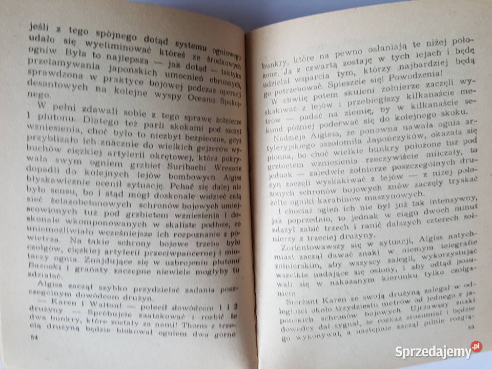 Piekło IwoDzimy tomik z serii Żółtego Tygrysa Złotniki