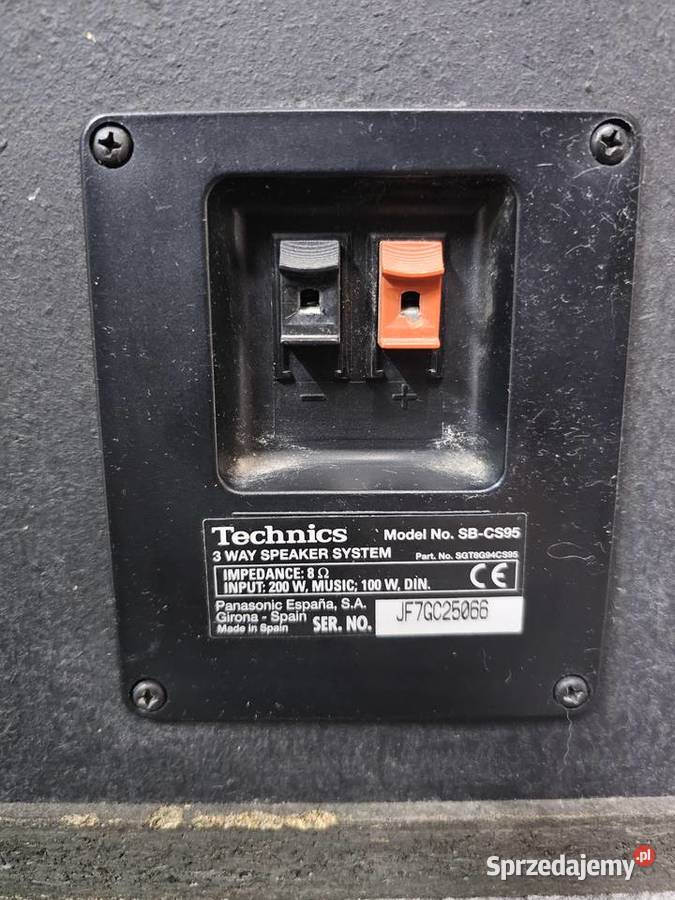 Kolumny stereo Technics SBCS95 małopolskie Kraków