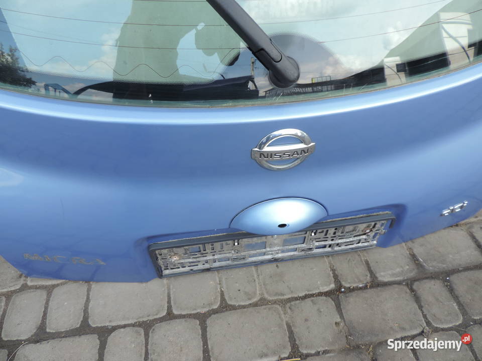 KLAPA BAGAŻNIKA NISSAN MICRA K12 T12G Nowy Sącz sprzedam