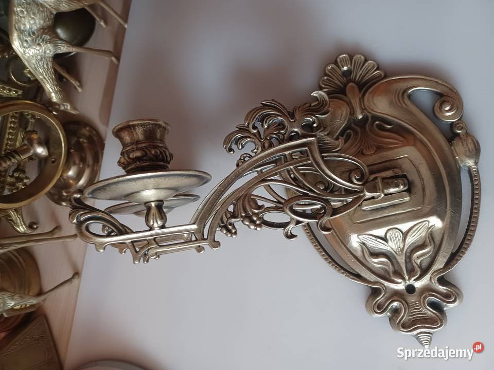 Mosiężny świecznik do pianina Poznań