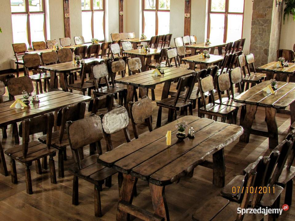 Komplet mebli do restauracji pizzerii baru pubu opolskie