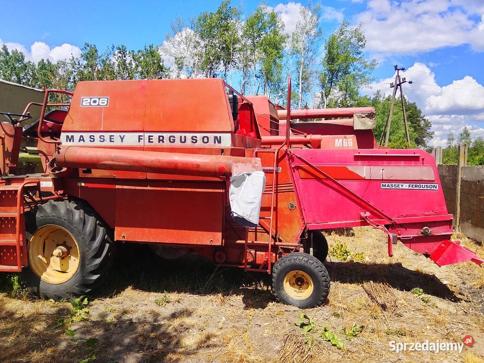 Kombajn zbożowy Massey Ferguson 206 sprowadzony Skaryszew