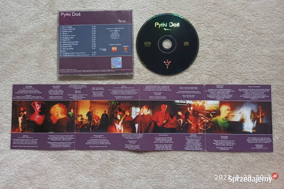 Pytki Doś płyty CD 7 z 2006 roku i Teraz z 2004 Radzyń Podlaski