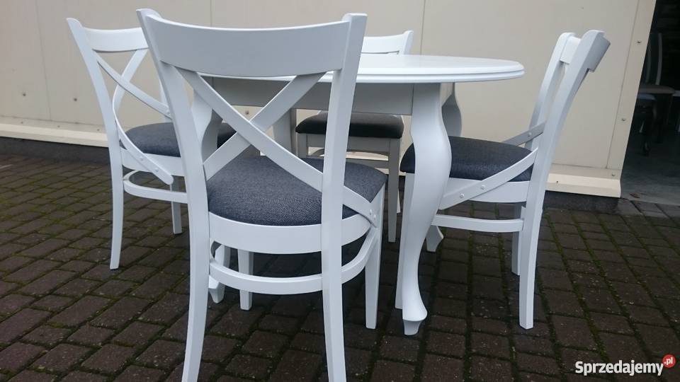 Nowoczesne krzesło fotelik prowansalskie białe producent