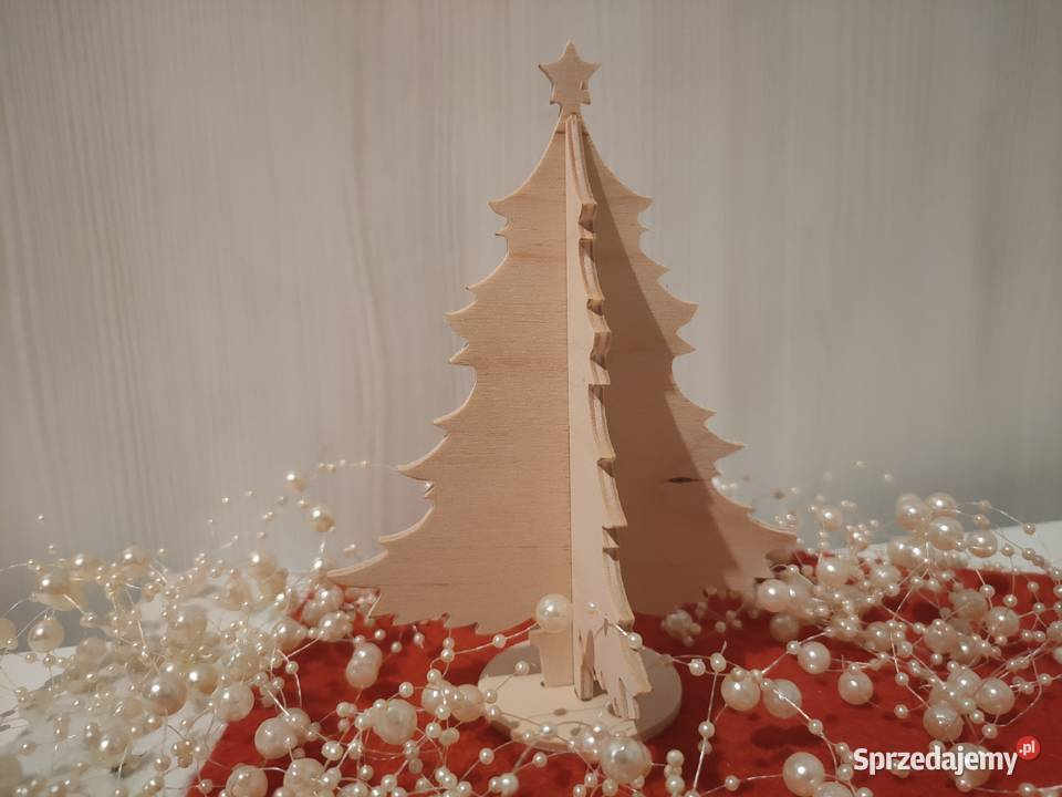 Choinka 3D na podstawce 15 dekoracja Boże Boże Narodzenie