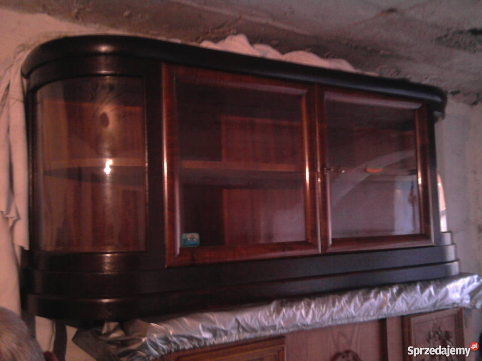 Szafka przeszklona wisząca Art Deco Łomża