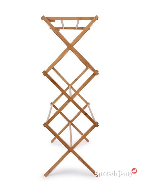 Bambusowa składana suszarka na pranie GoEco wys Warszawa sprzedam