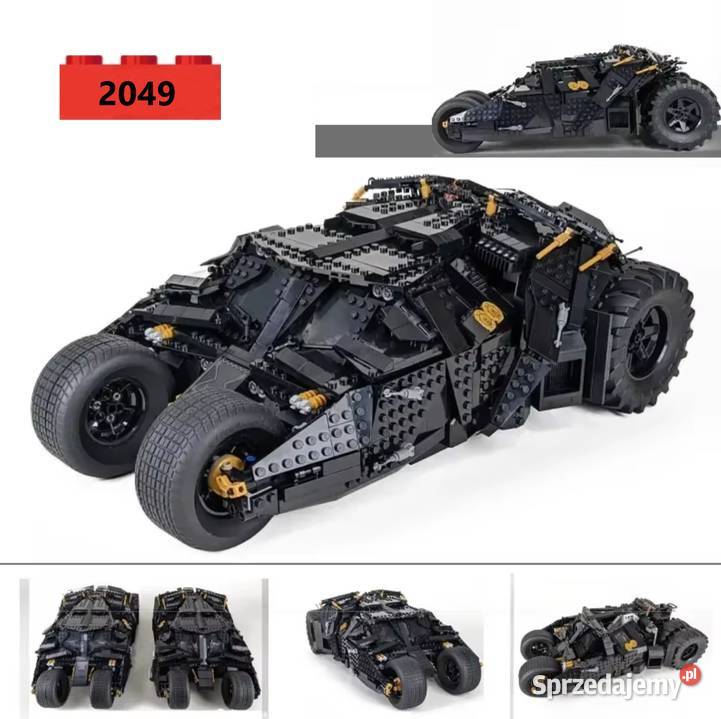 klocki BatMobil Gotham Mroczny Rycerz 2figurki Pobiedziska
