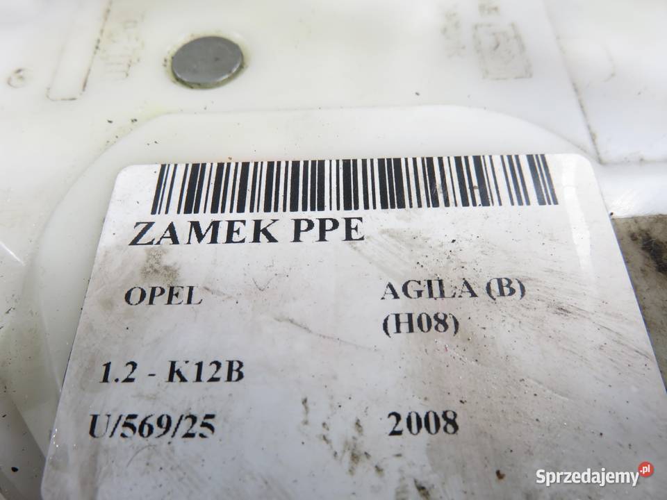ZAMEK PRAWY PRZEDNI OPEL AGILA B H08 Części samochodowe sprzedam