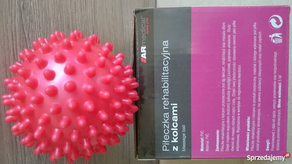 Piłka rehabilitacyjna do ręki z kolcami Kielce