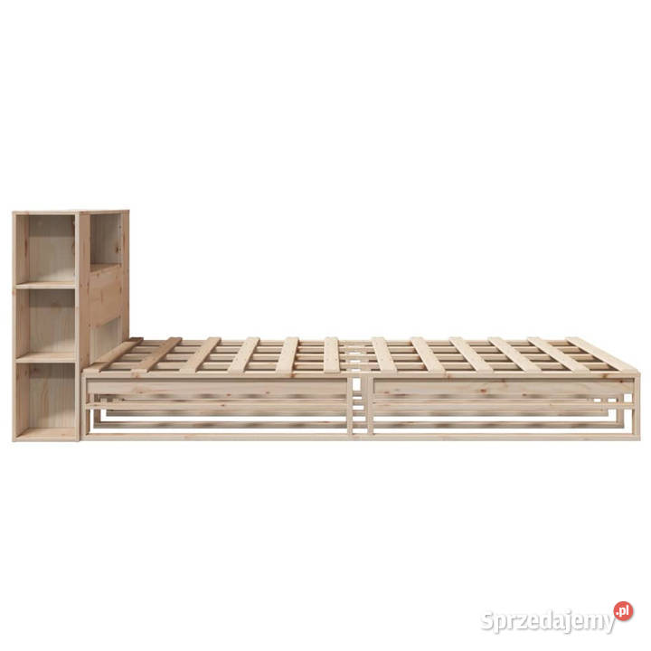 Łóżko z regałem bez materaca lite drewno 120x200 Warszawa sprzedam