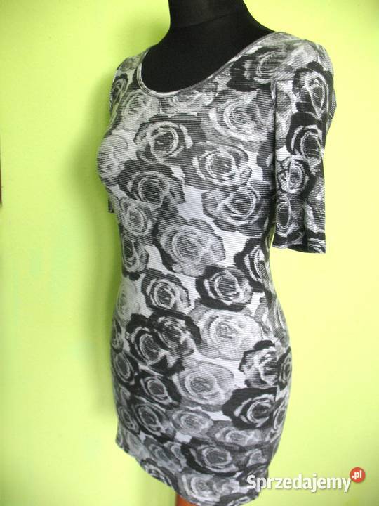 Sukienka Mini 36 S biust 75 90 Graffic