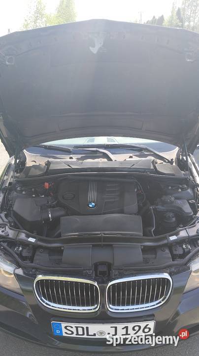 BMW E91 Lci 320d 2011 XDrive Zadbane dużym welurowa tapicerka Konin