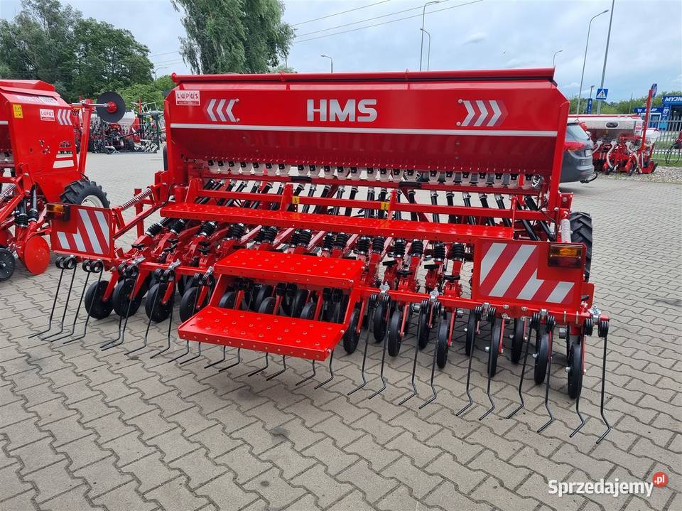 Siewnik do zboża dwutalerzowy 3m HMS agromasz Maszyny rolnicze