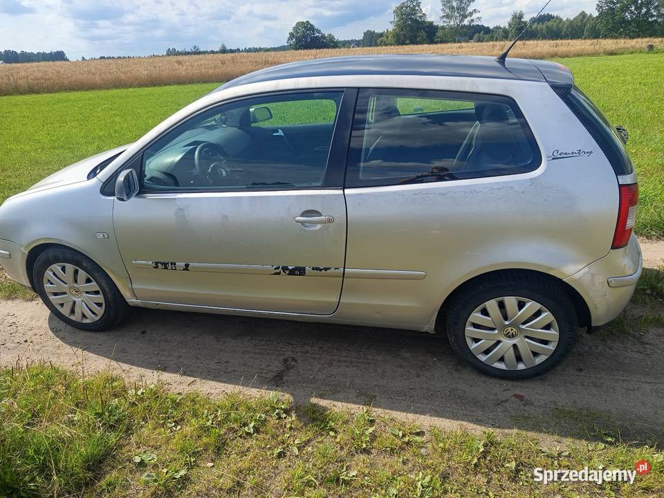 VW Polo 19 SDI srebrny pomorskie Zblewo