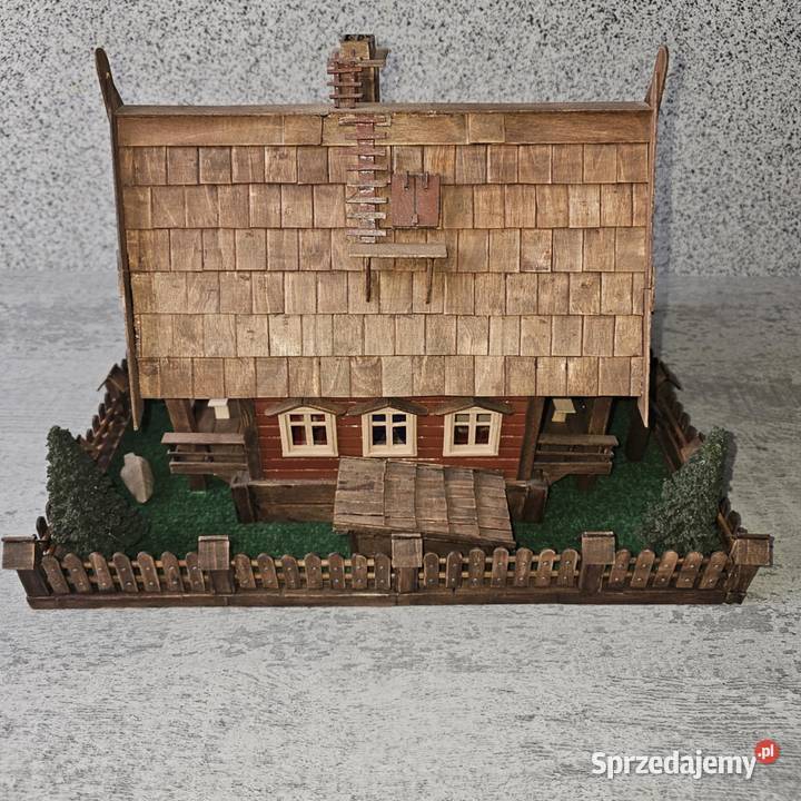 Makieta chatki góralskiej Rękodzieło Murowana Goślina