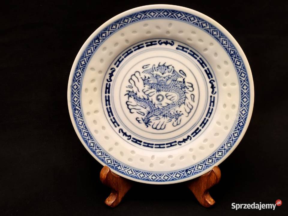 Talerz deserowy porcelany chińskiej