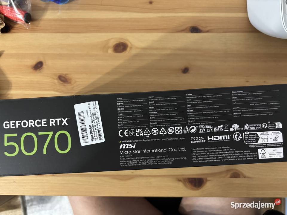 Msi Ventus Geforce Rtx 5070 12Gb 3X Oc Nvidia