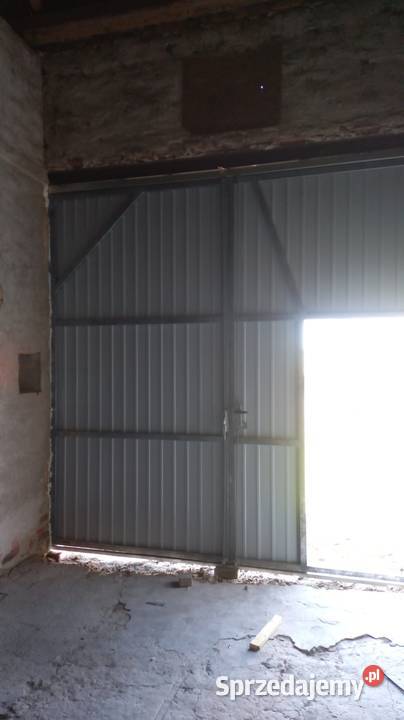 Brama garażowa dwuskrzydłowa uchylna drzwi mazowieckie