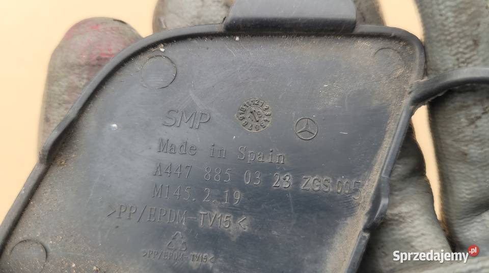 MERCEDES VITO W447 ZAŚLEPKA HAKA ZDERZAKA PRZÓD śląskie Ruda Śląska