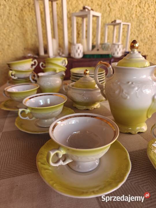 Porcelanowy serwis kawowy Wałbrzych Książ Kluczbork
